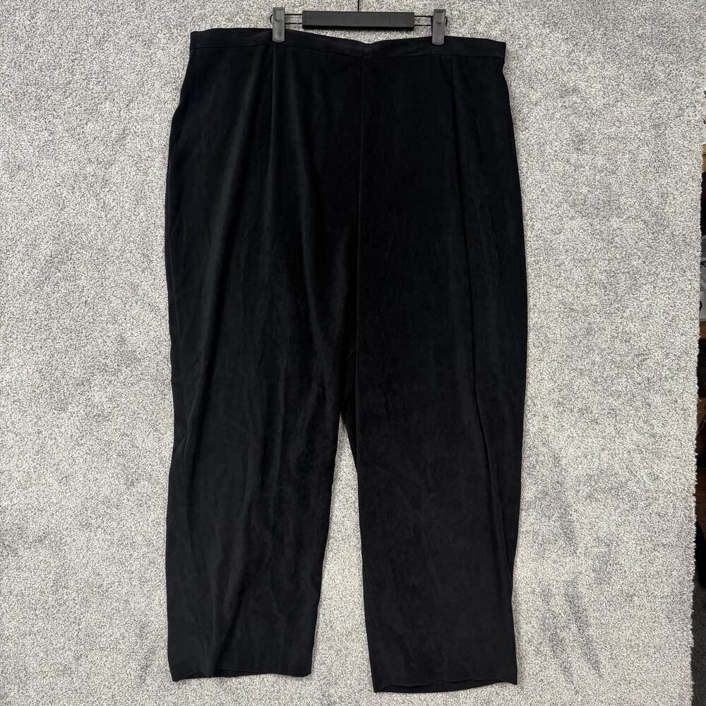 Avenue Dress Pants Womens 28 Plus Size 42x28 Black Stretch Pull On Grandmacore
